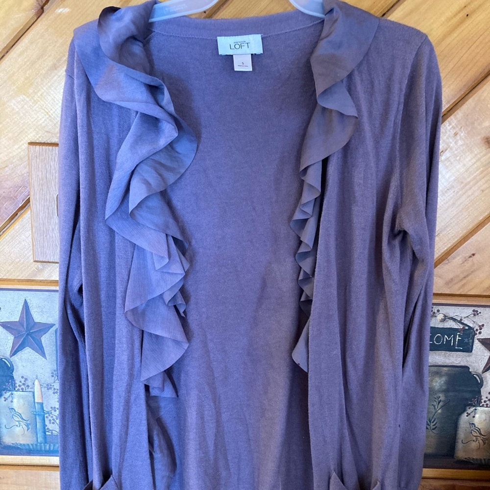 Loft purple sweater